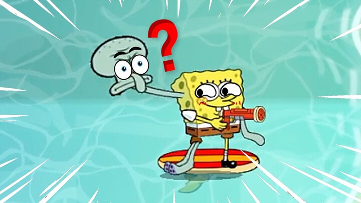 Did SpongeBob fuse with Squidward??