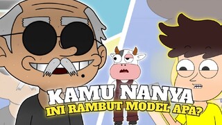 Kamu nanya ini rambut apa? animasi lucu_Rumah animasi