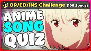 🎺 Ultimate Anime Song Quiz: 100 Openings/Endings/Inserts 【Very Easy → Otaku】