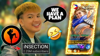 SUPER LAUGHTRIP!!! 🤣 | YUZUKE AND iNSECTiON HAVE A HILARIOUS PLAN! 🤣 | MLBB