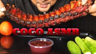 ASMR:Pork Ribs(EATING SOUNDS)|COCO SAMUI ASMR #กินโชว์ซี่โครงย่าง