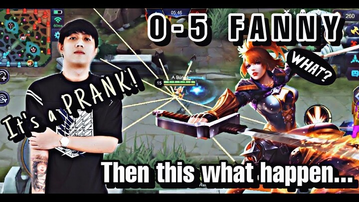 FANNY 0 - 5 then this what happens... I'ts a PRANK!