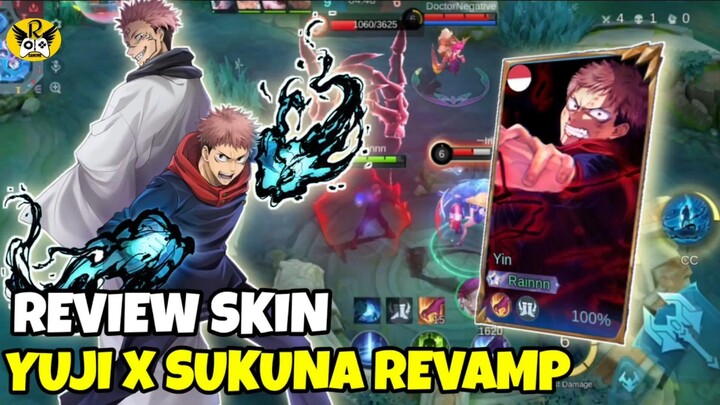 Skin Yuji Itadori Revamp Efeknya Lebih Mewah - MLBB X Jujutsu Kaisen