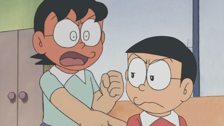 "Nobita, mom is doing this for your own good!"