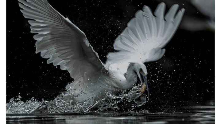Bird‑hunting, huh? Quick moves and a cool pose.