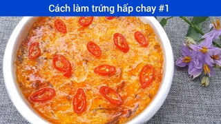 Cách làm trứng hấp chay p1