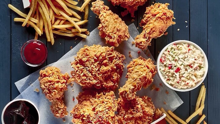 KFC: Meniru pekerjaan rumah, kan?