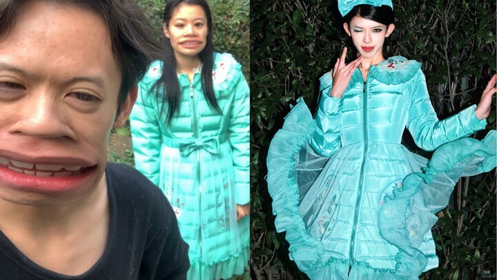 偷穿氧化菊的羽绒服公主裙是什么体验？