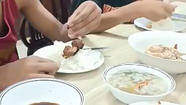 my kiddos dinner time