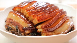 The most amazing braised pork belly in history, one person ate a whole bowl!