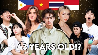 Koreans Try To Guess Filipino, Thailand, Vietnam, Indonesia Celebrities Age | KATCHUP