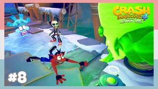 💥 Slippery Ice & Slowing Time - Crash Bandicoot 4: Its About Time #8 (Nintendo Switch/No Commentary)