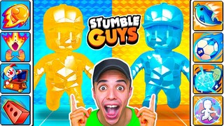 BATALLA de EMOTES a NIVEL MÁXIMO en STUMBLE GUYS! 😨