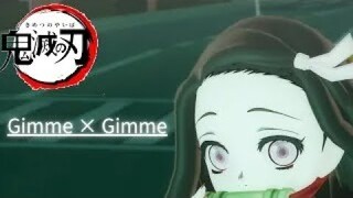 [MMD]禰豆子とカナヲがGimme×Gimme踊ってみた！【鬼滅のMMD】