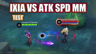 IXIA VS ATTACK SPEED MARKSMAN