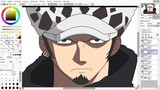 Drawing Trafalgar Law - One Piece (Anime Drawing) by OSTANIMEID