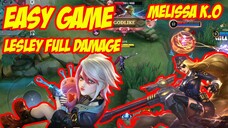 Ngecounter Melissa Pakai Lesley Gampang Banget Epic Moment Comeback Mobile Legends