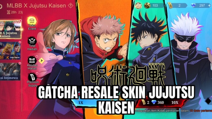 GATCHA RESALE SKIN JUJUTSU KAISEN