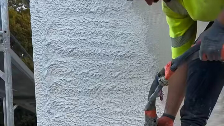Overseas Exterior Wall Paint Application Process