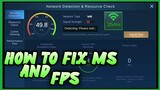 How To Fix Ms And High FPS