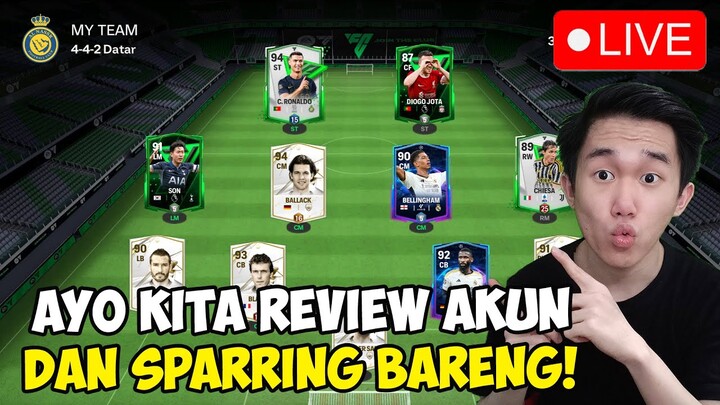 SINI KITA REVIEW DAN SPARRING AKUN VIEWERS! EAFC Mobile Indonesia