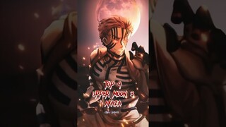 Top 10 strongest characters in demon slayer #shorts