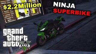 My NEW $2.2Million NINJA SUPER BIKE! (GRABE BILIS!) | Gta 5 Rp