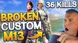 THIS CUSTOM M13 BUILD WILL HELP YOU WIN ANY FIGHT IN S2 | CoD Mobile BR