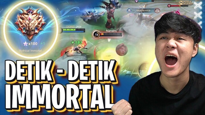 DETIK-DETIK JEJE NAIK IMMORTAL SETELAH SEKIAN ABAD ! MATCH PENENTUAN - Mobile Le