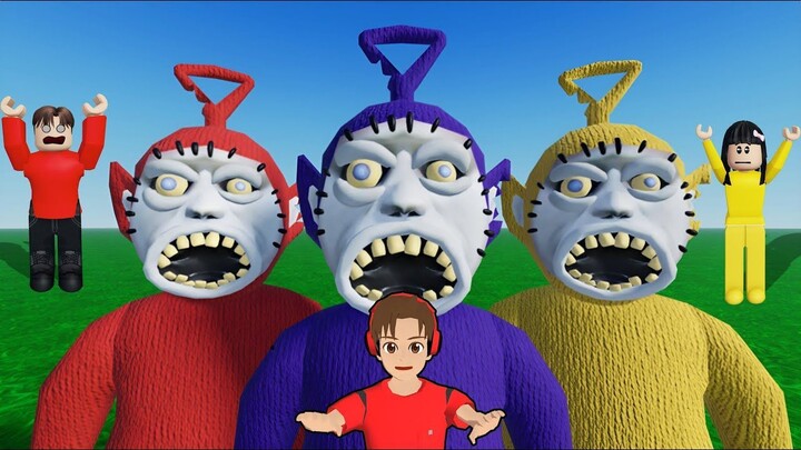 Yuta Dan Mio Mengambil Makanan Teletubies Aneh  ROBLOX