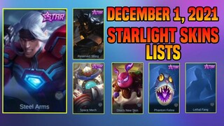 December 1, 2021 Starlight Skin | MLBB