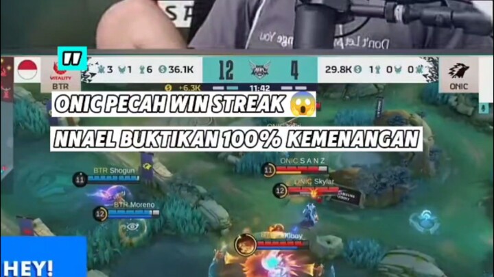 Sang Penakluk Raja Langit telah di temukan !!#onicvsbtr #onicpecahwinstreak #mplseason16 #MLBB9TH #M