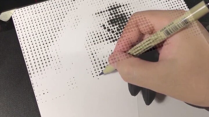 [Drawing]Dot drawing-Wonder Woman