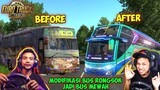 Reaksi wayan x gaming & Bagasi id Modifikasi Bus Rongsok Jadi Bus Mewah!!! KEREN BANGET