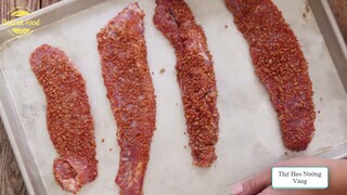 Cách làm món ăn ngon mỗi ngày | Thịt heo nướng vàng ngon tại nhà | món ngon tại nhà | Daklak Food