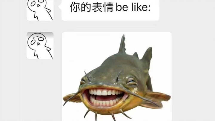 “My mom asked me why I look so down and gloomy.”