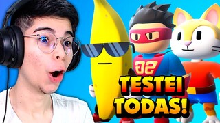 👚 TESTEI TODAS AS SKINS DA NOVA ATUALIZAÇÃO DO STUMBLE GUYS! 💎❤️🥰