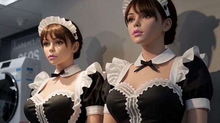 Сгенерировано: Робогорничные - AI-generated Robo‑maids (RUS)