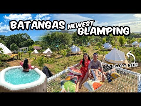 NEWEST GLAMPING SITE with JACUZZI in BATANGAS | Bali-Themed Glamping at Kalika Balayan