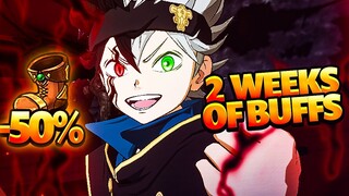 7 DAYS OF 50% STAMINA OFF! PREPAPRE FOR BLACK ASTA! | Black Clover Mobile