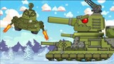 YouTube HomeAnimations | CREATOR in a tank costume humbles the MONSTER! | Views+10
