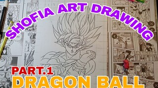 menggambar anime dragonball