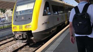 Trains in Schaffhausen and area. Lots of variety and different trains DB and SBB. Diesel and EMUs