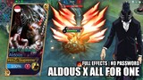 SCRIPT SKIN ALDOUS X ALL FOR ONE FULL EFFECTS NO PASSWORD - MOBILE LEGENDS