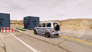 Flatbed Truck Mcqueen  _ Transportation with Truck - Pothole vs Car _456 - BeamN