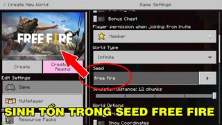 THỬ THÁCH SINH TỒN | TRONG SEED FREE FIRE TRONG MAP ĐỊA HÌNH CÓ NHỮNG GÌ