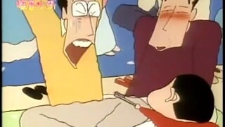 《蜡笔小新》妮妮爸爸和平时不一样