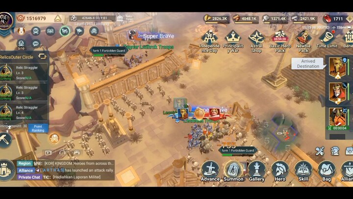 Relic hunt on  Era Of Conquest