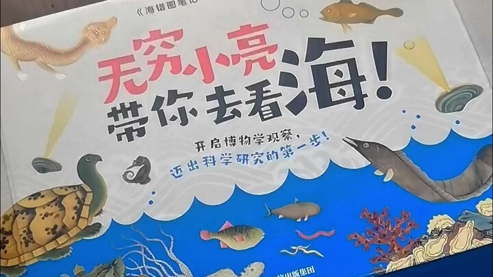 海错图笔记的青少版来了，这套更适合孩子们读