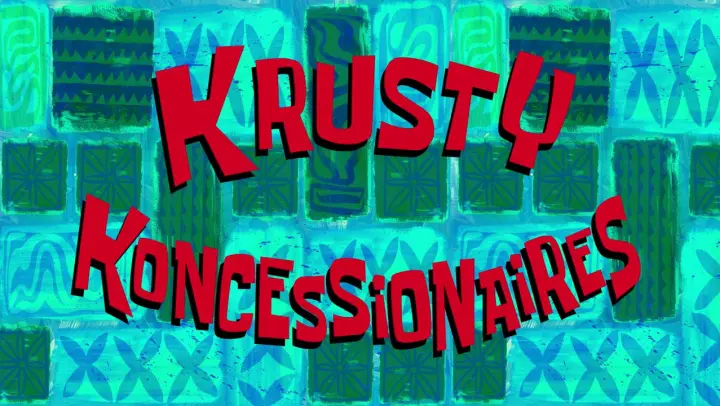 Spongebob - Krusty Concessionaires